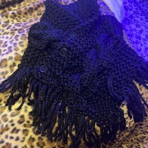 Neck warmer hand knitting